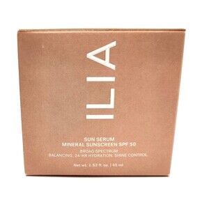 Ilia Sun Serum Mineral Sunscreen SPF 50 Broad Spectrum - Medium Deep - New 2027